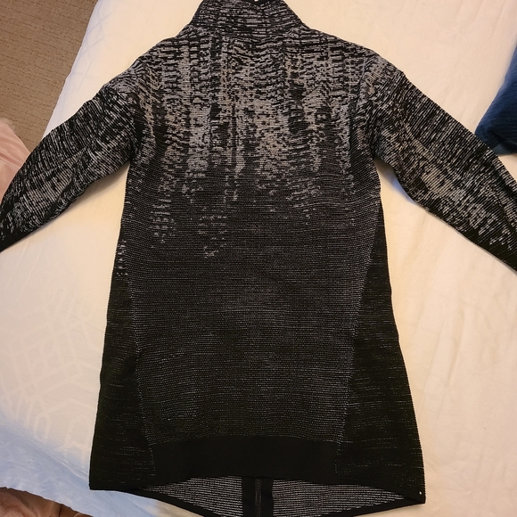 Adidas Womens Black Zne Pulse Knit Coverup Jacket - Picture 2 of 4